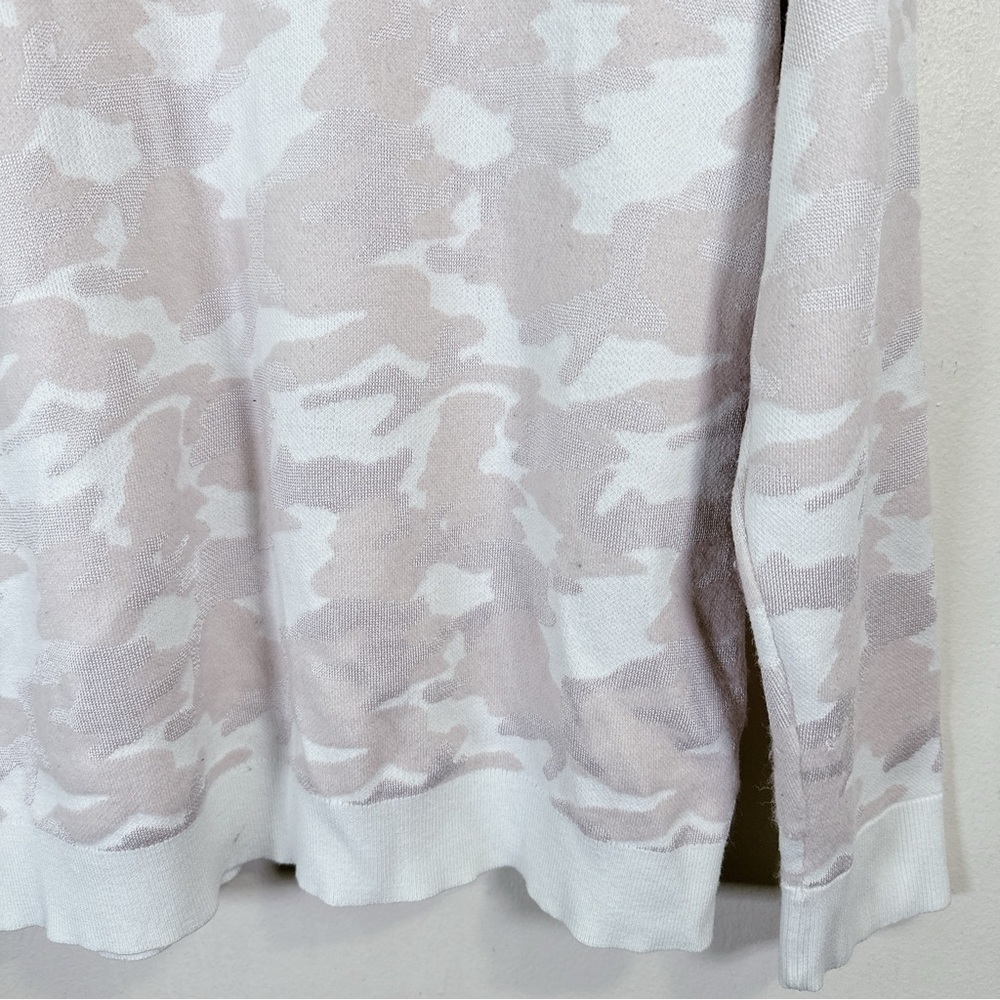 Banana Republic Camo-Print Jacquard Crew Neck Wool Sweater - Picture 9 of 16